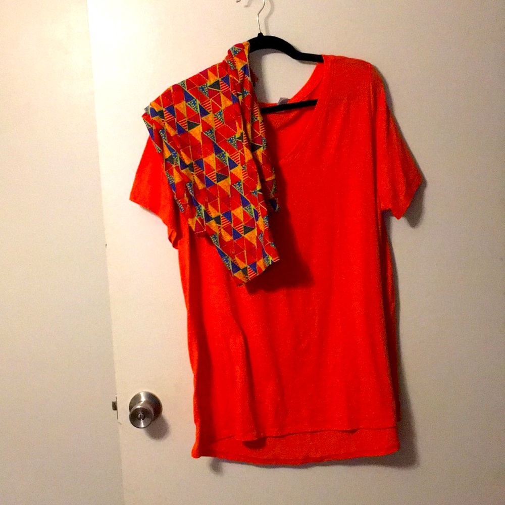 Lularoe TC leggings/2xl classic Tee